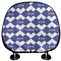 Housses de coussin de voiture Zeta Phi Beta au design personnalisé, adaptées à toutes les voitures et camions, housses décoratives de protection pour appuie-tête de siège de voiture