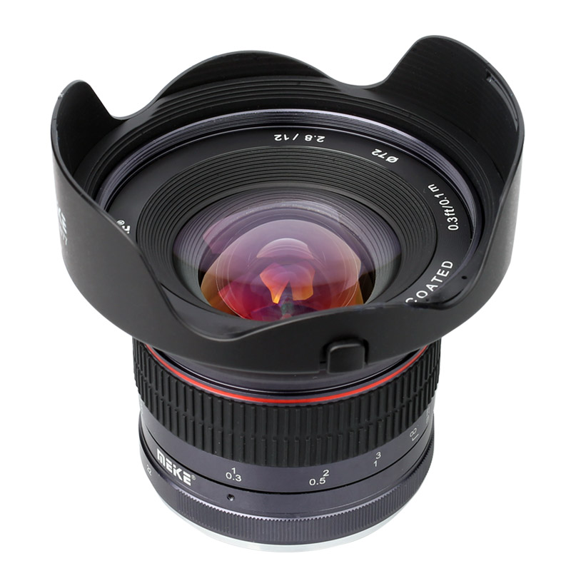 Meike Mk-12mm F2.8 Wide Angle Lens - Manual Focus for Canon