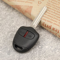Télécommande de voiture MS à 2 boutons pour Mitsubishi 315 MHz avec puce ID46 et lame vierge MIT11 non coupée
