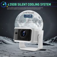Proyector HY350 Max 2025, 500 ANSI Lúmenes, 2+16GB, Enfoque Automático, Evitación Automática de Obstáculos, 4K, Android 14, 16:9, 1 Año de Garantía