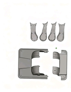 Fonte di fabbrica su misura in acciaio inossidabile Robot parti strutturali esterne lavorazione CNC mappa processo di produzione - Product Image 1