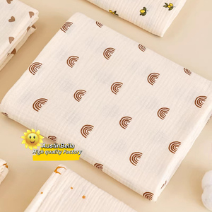 Couverture d'emmaillotage pour bébé en mousseline de qualité supérieure, douce et respirante, pour nouveau-né - Product Image 3