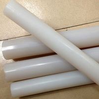 Proveedor de Barras Redondas de PTFE Flexibles y Resistentes de Plástico Amarillo, Negro y Blanco Personalizadas