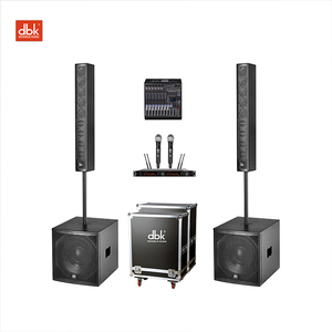 Sistema de Altavoces de Columna para DJ Profesional, Sistema de Altavoces de Columna con Subwoofer Activo de 15 Pulgadas, Amplificador DSP - Product Image 1
