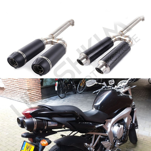 Système d'échappement complet pour moto, silencieux à enfiler pour <span class=keywords><strong>Yamaha</strong></span> <span class=keywords><strong>FZ</strong></span>-6N <span class=keywords><strong>FZ</strong></span>-6S FZ6 Fazer <span class=keywords><strong>600</strong></span>, échappement de moto - Product Image 4