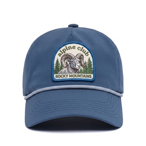Casquettes Snapback personnalisées OEM avec logo tissé, casquettes à 5 panneaux, casquettes en nylon non structurées - Product Image 2