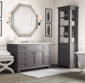 American Style Modern Oak <strong>Wood</strong> <strong>Bathroom</strong> <strong>Cabinet</strong> - Product Image 1