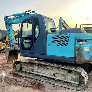 รถขุดตีนตะขาบ Kobelco SK140LC มือสอง ขนาดกลาง 14 ตัน พร้อมปั๊ม PLC เกียร์ และลูกปืน - อุปกรณ์ก่อสร้าง - Product Image 1