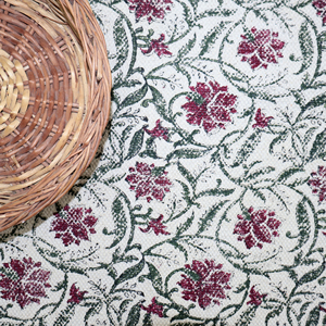 Alfombra Lavable Hecha a Mano, Ecológica, con Estampado Floral de Estilo Bohemio, para Sala de Estar o Dormitorio - Product Image 5