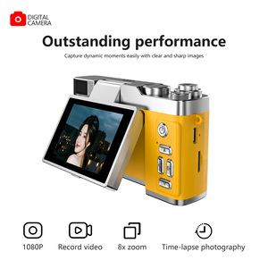 Toptan Otomatik Odaklamalı Çevirmeli Kapaklı 1080p hd CMOS Dijital Kamera 8X Dijital Yakınlaştırma 48MP Vlog Çekimi Video Kaydı Q07 Çocuk Kamerası - Product Image 5