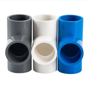 PVC kết nối các loại PVC phụ kiện <span class=keywords><strong>TEE</strong></span> Doanh cung cấp nước 3 cách PVC Ống phù hợp áp lực cao cho cấp nước - Product Image 2