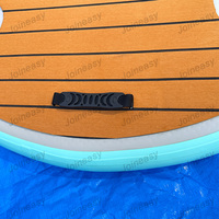 Bar flottant gonflable portable avec seau à glace et flotteurs pour boissons