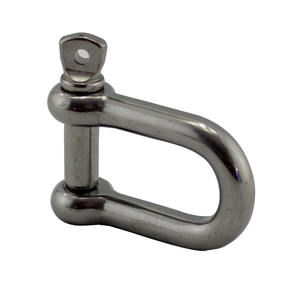 304 Stainless Steel D-Type <b>Shackle</b> D-Shaped Marine Lifting Lock <b>Shackle</b> Explosion-proof European D-Type <b>Shackle</b> Curved <b>Shackle</b> - Product Image 1