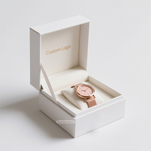 Biodegradable Custom Matte Material Watch Packaging Handmade Rigid <b>Magnetic</b> <b>Box</b> With Foam Insert - Product Image 2