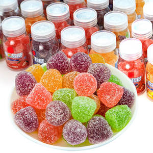थोक चीनी छोटे काटने मिश्रित फल स्वाद वाले जेली गामी कैंडी थोक रंगीन खट्टे मीठे मीठे मीठे अनाज का स्वाद - Product Image 5