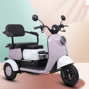 Triciclo eléctrico verde menta, triciclo scooter para pasajeros adultos, triciclo eléctrico con respaldo - Product Image 1