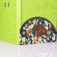 Carnet en PU à couverture rigide avec imprimé fruits et légumes, logo personnalisé, motif alimentaire coloré, pour l'écriture quotidienne