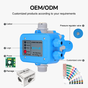 Baixo Personalizado MOQ Soyue em Estoque CE Certificado Ajustável Começando Pressão Bomba De Água <span class=keywords><strong>Pressure</strong></span> No <span class=keywords><strong>Pressure</strong></span> Gauge - Product Image 2