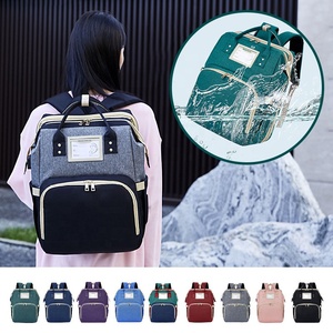 Bolsa de Pañales Multifuncional Grande Impermeable con Logotipo Personalizado, Bolsa de Mano para Mamá, Mochila para Pañales Húmedos - Product Image 6