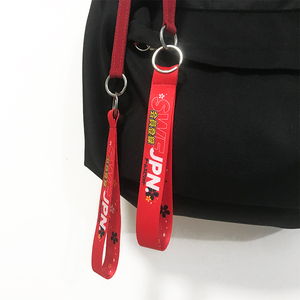 Khuyến Mãi Kinh Doanh Tùy Chỉnh In Vòng Chìa Khóa Tay Màu Đen Cổ Tay Dây Buộc Keychain Ngắn Dây Buộc Với Mã QR - Product Image 6