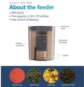 Nourriture de poisson Automatique Minuterie D'alimentation Réglable pour le Réservoir De Poissons D'aquarium Numérique D'affichage À CRISTAUX LIQUIDES Automatique Mangeoires - Product Image 6