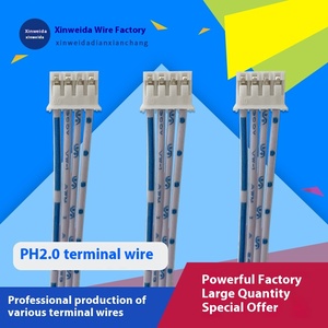 Ph20 khối thiết bị đầu cuối XH2.54 1007 song song 1.25 dây kết nối đường dây 2468 màu đỏ trắng Cáp ô tô Nylon nhựa <span class=keywords><strong>300V</strong></span> đánh giá - Product Image 3