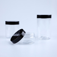 4oz 6oz 8oz Pot vide en plastique de haute qualité Boîtes de rangement de qualité alimentaire pour bonbons, noix, etc.