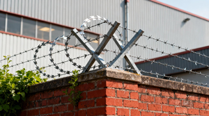 Đôi concertina chéo dao cạo thép không gỉ dây thép gai mạ kẽm lưới cuộn với clip cho hàng rào an ninh cao - Product Image 6