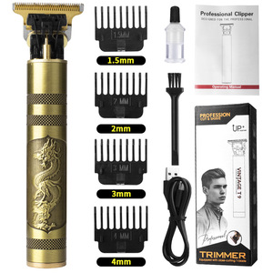 Tondeuse à cheveux électrique T9 avec lames en acier inoxydable, rasoir à tête <span class=keywords><strong>chauve</strong></span>, sculpture, coupe, type de charge, tondeuse à cheveux électrique - Product Image 5