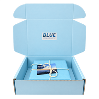 Boîte en carton ondulé personnalisée avec logo, boîte cadeau, boîte en papier durable pour l'emballage, vente chaude