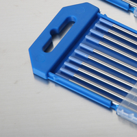 Venta Directa de Fábrica: Electrodo de Tungsteno WL20 de 2.4*175mm, Utilizado para Soldadura, Color Azul Cielo