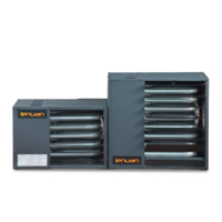 Chauffage au gaz à angle réglable LNU50LPE/NGE, à combustion indirecte, à air forcé, 15-60KW, en acier laminé à froid de 0,8 mm pour entrepôt