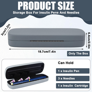 Estuche portátil vacío y reutilizable de PU para cartuchos de inyección V1/V2/V3 de 3 ml, compatible con logotipo OEM/ODM, para uso doméstico - Product Image 3