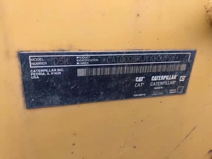 Bulldozer sur chenilles D5K d'occasion, fabriqué au Japon, capacité de bulldozing de 3 m³, moment de charge élevé, prix bas en promotion - Product Image 6