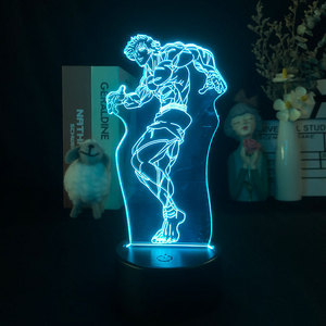 Lámpara LED de Baki el Luchador, Decoración para Dormitorio Infantil, Modelo Masculino Musculoso, Regalo de Cumpleaños con Control Remoto, Lámpara Acrílica 3D - Product Image 5
