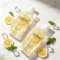 Pochette souple transparente personnalisée avec bec verseur pour bières, boissons et jus – Emballage alimentaire anti-fuite