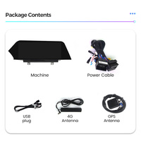 MEKEDE Snapdragon 668S Android Pantalla Táctil Car-play Auto 8 Núcleos 4G WiFi para BMW Serie 3 F30 2013-2019 Cámara 360