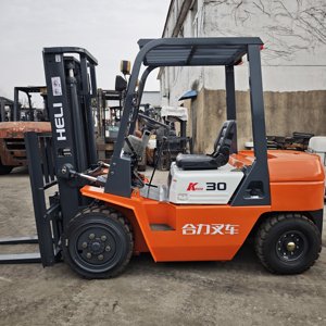 二手柴油叉车出售 HELI 叉车 3 吨 3.5 吨 5 吨 3M -6M 三节式桅杆 HELI 叉车出售 - Product Image 3