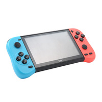 Console portable rétro EVOLVE X50 ATM 7051 Quad Core avec jeux intégrés, écran HD 5,1 pouces, double joueur, système d'exploitation Linux, batterie 3000 mAh