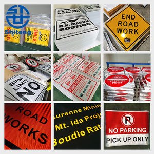 علامة كاميرا من مادة الألومنيوم علامة ثمانية الأضلاع مضيئة دائرة مغلقة علامة تحذير مراقبة 24 ساعة - Product Image 3