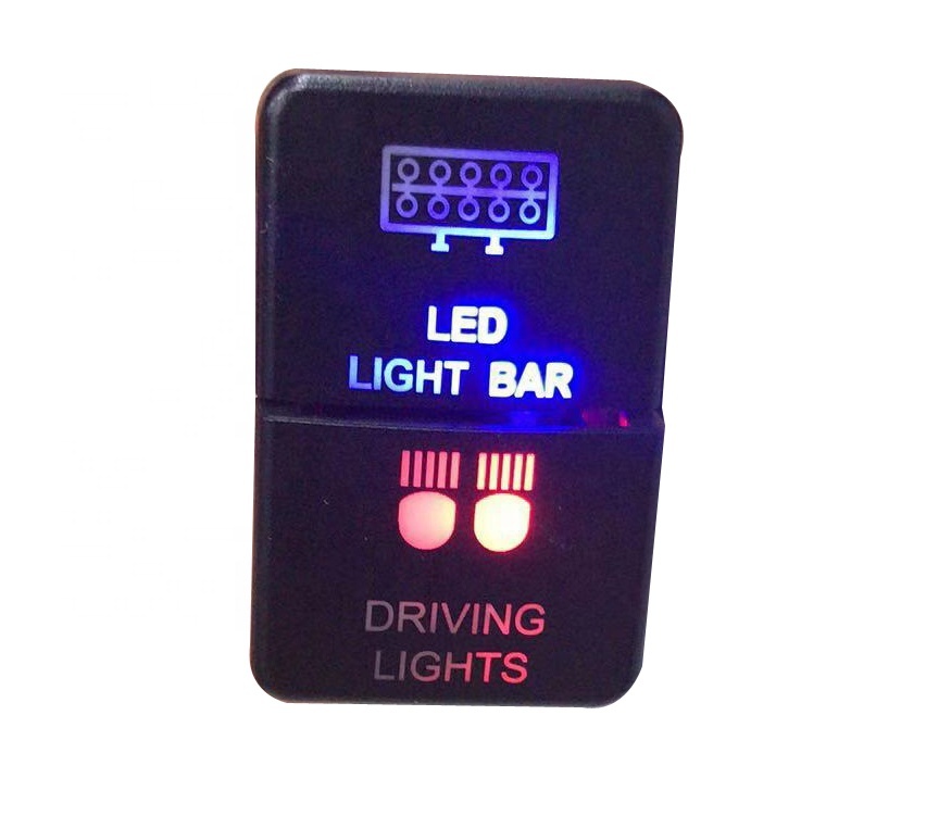 Kit De 3 Barras LED Con Interruptor De Botón Para Toyota 4Runner Y Prado 120 – Luces De Reversa Y Conducción