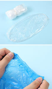 Fundas Protectoras de Plástico Desechables para Brazos, Directo de Fábrica, Fundas de PE <span class=keywords><strong>con</strong></span> <span class=keywords><strong>Puños</strong></span> Elásticos, Impermeables, OEM - Product Image 6