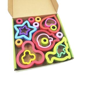 Herramientas para hornear 18 PCS Cortador de galletas de pan Cortador de frutas Cortador de sándwich de acero inoxidable para niños - Product Image 2