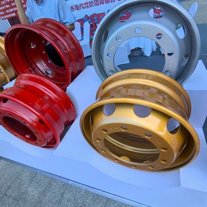 <span class=keywords><strong>Jante</strong></span> de roue de <span class=keywords><strong>remorque</strong></span> de camion lourd d'usine, 10 <span class=keywords><strong>trous</strong></span>, 7.5-22.5/8.25-22.5/9.0-22.5, sans chambre à air, en acier, compatible Howo, nouvelle, argent - Product Image 2
