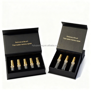 Flacons de parfum miniatures de luxe 3ml 5ml 10ml rechargeables, transparents, vides, en verre, avec boîte en papier - Product Image 5