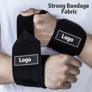 Powerlifting Bilek Sargıları Özelleştirilebilir, Ayarlanabilir ve Nefes Alabilen, Spor Salonu, Fitness, Ev Egzersizi için, OEM Logolu - Product Image 2