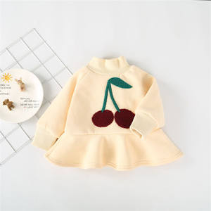 Vêtements pour enfants de marque en gros, collection automne, motifs brodés à la main, robe de soirée complète pour filles - Product Image 2