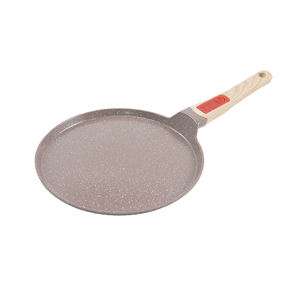 Poêle à crêpes professionnelle de 8/10/12 pouces en aluminium moulé avec revêtement céramique antiadhésif, poêle à dosa tawa avec poignée <span class=keywords><strong>amovible</strong></span> - Product Image 2