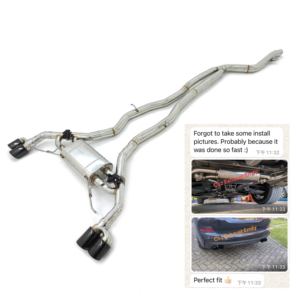 X3 m40i G01 xả valvetronic csz Muffler catback xả cho BMW X3 X4 G01 G02 m40i B58 3.0t Điều khiển từ xa nhanh chóng vận chuyển - Product Image 2