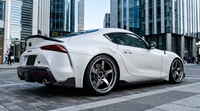 Jantes forgées Gunmetal à 5 branches 18 19 20 21 22 pouces 5x114.3 5x120 à déport profond pour voitures sportives Tesla BMW Porsche Toyota Lexus